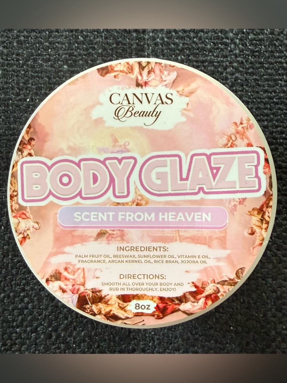 Canvas Beauty Body Glaze - Scent From Heaven - 8 oz